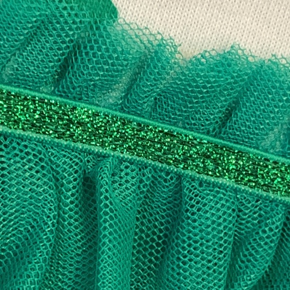 Cat & Jack Girls Tulle Short Sleeve St. Patrick’s Day Dress - Picture 4 of 12